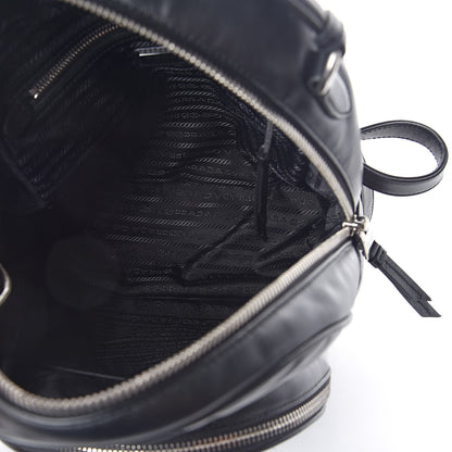 Prada Soft Calfskin Diagramme Day Backpack Black 5 of 9