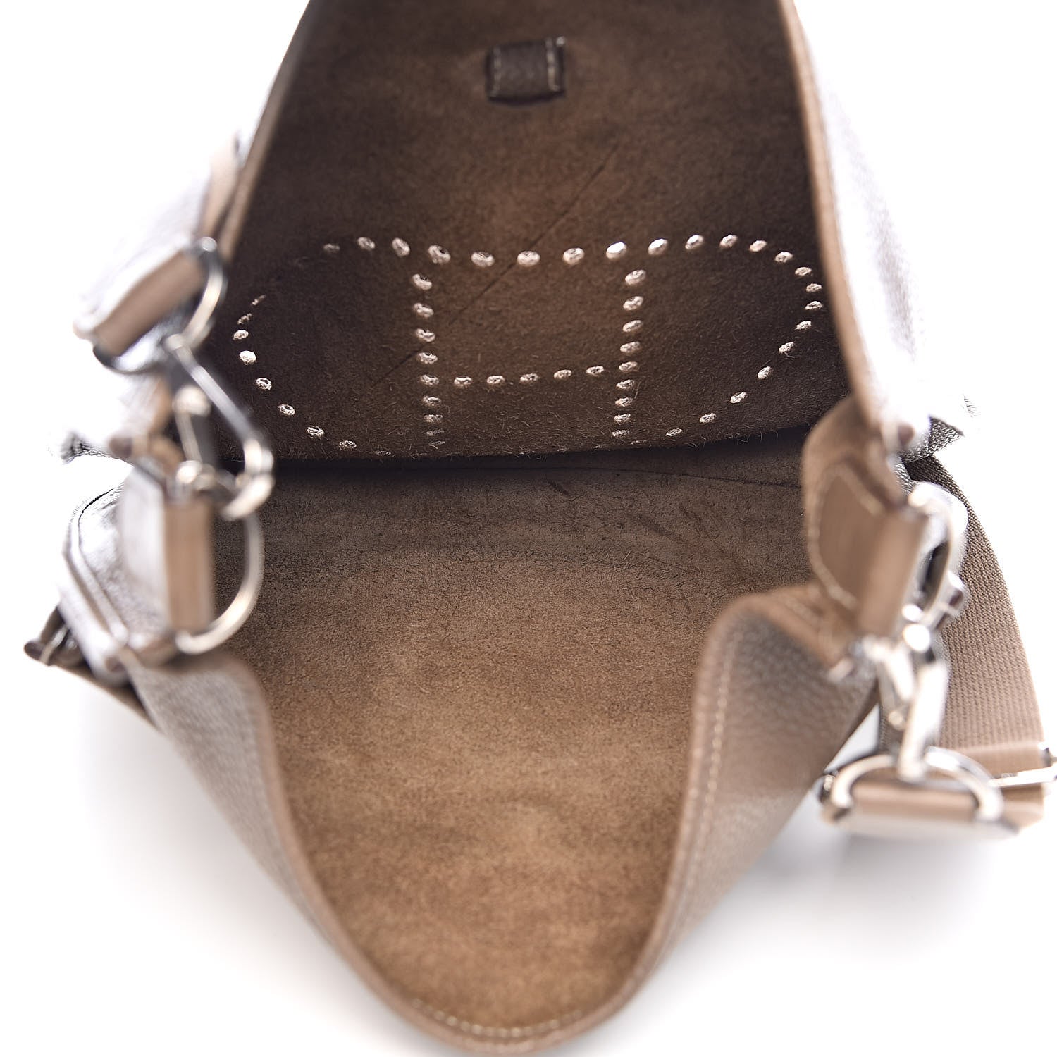 Hermes Taurillon Clemence Evelyne III GM Etoupe 5 of 11