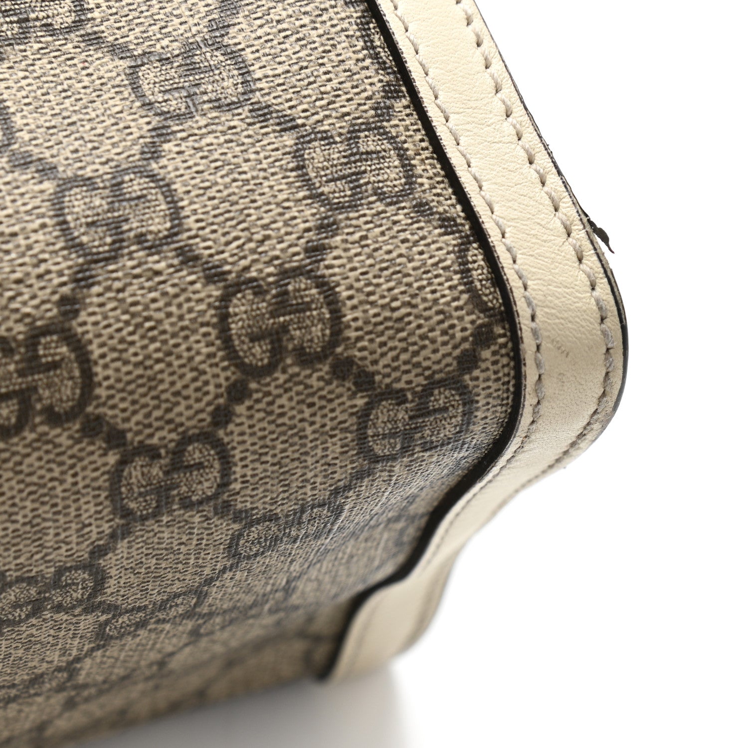 Gucci GG Supreme Monogram Medium Padlock Tote White 29 of 29
