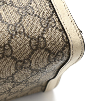 Gucci GG Supreme Monogram Medium Padlock Tote White 29 of 29