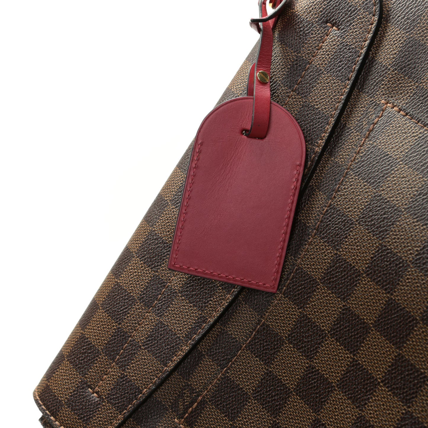 Damier Ebene Beaubourg MM Scarlet
