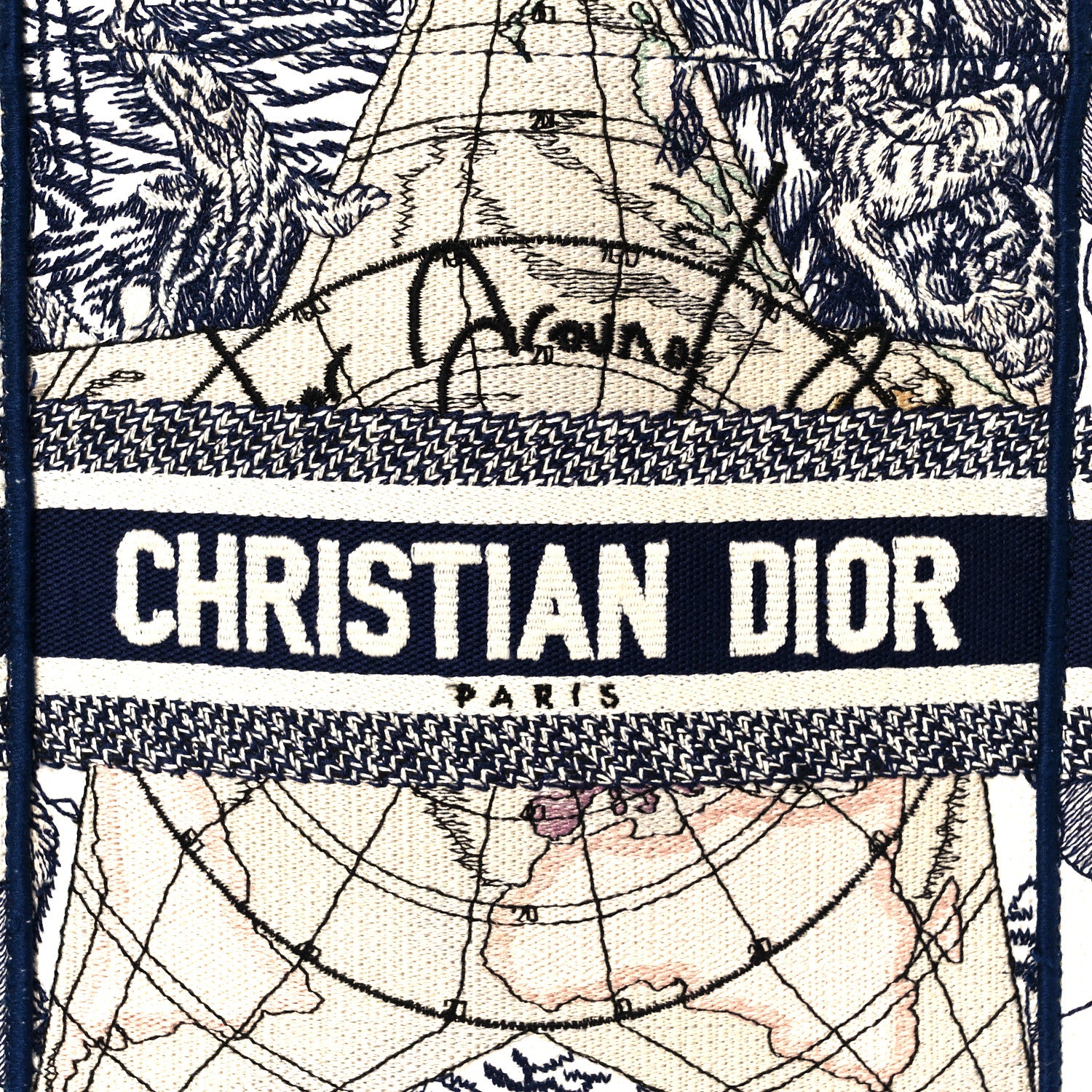 ディオール/クリスチャンディオール - Christian Dior Mesh Book Large - Black Totes, Handbags - CHR553944