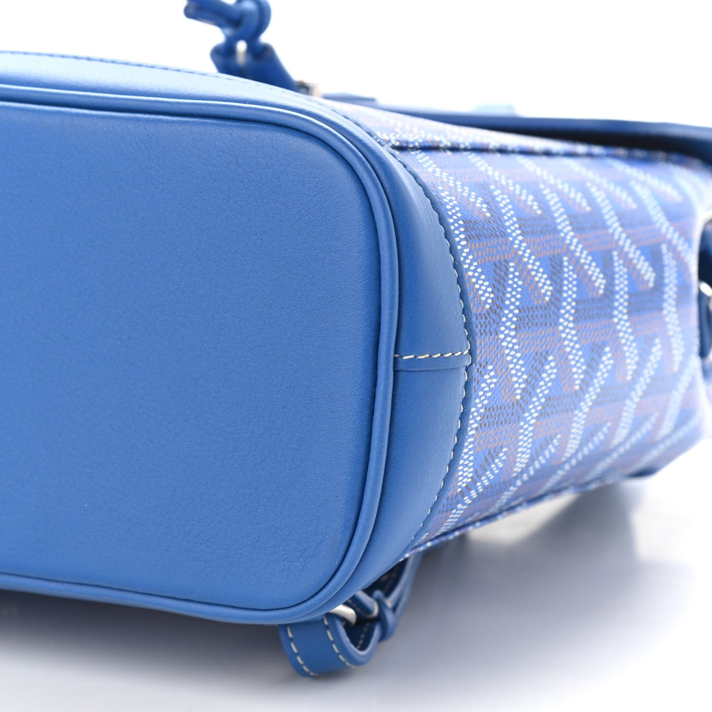 Goyardine Calfskin Mini Alpin Backpack Sky Blue