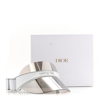 Christian Dior Mirrored DiorClub1 Sun Visor White 9 of 9