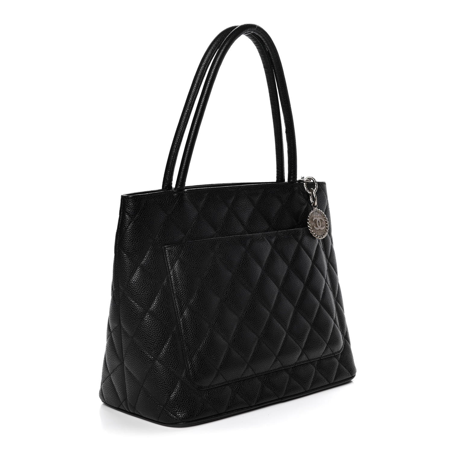 Chanel Caviar Quilted Medallion Tote Black 3 of 15