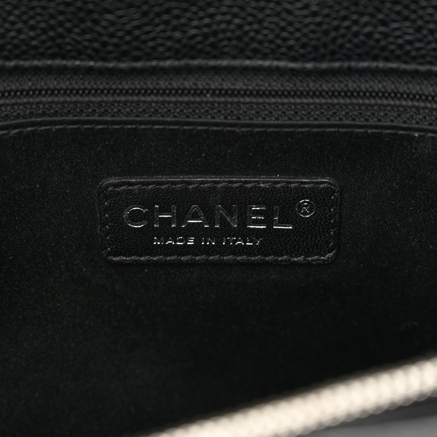 Chanel Caviar Quilted Grand Shopping Tote GST Black 6 of 13