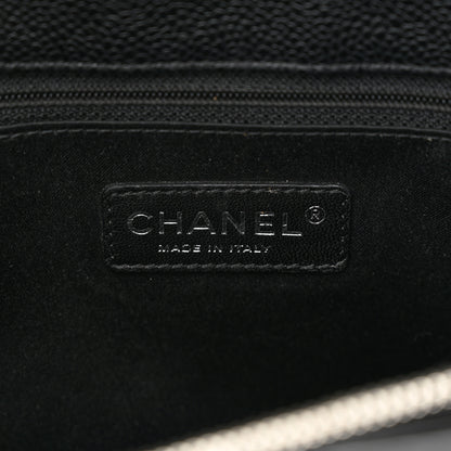 Chanel Caviar Quilted Grand Shopping Tote GST Black 6 of 13
