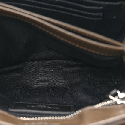 Saint Laurent Calfskin Y Quilted Monogram Toy Loulou Crossbody Bag Military Olive 6 of 18