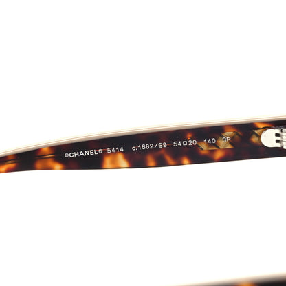 Chanel Acetate Polarized CC Butterfly Sunglasses 5414 Tortoise 6 of 9