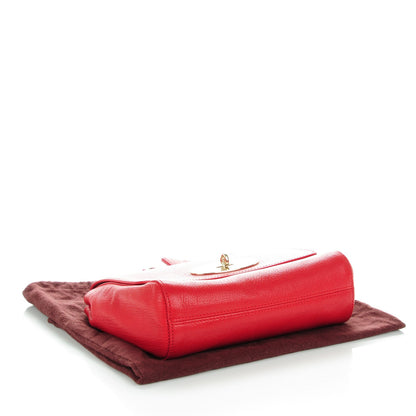 Mulberry Small Classic Grain Calfskin Small Lily Flap Fiery Red 4 of 8