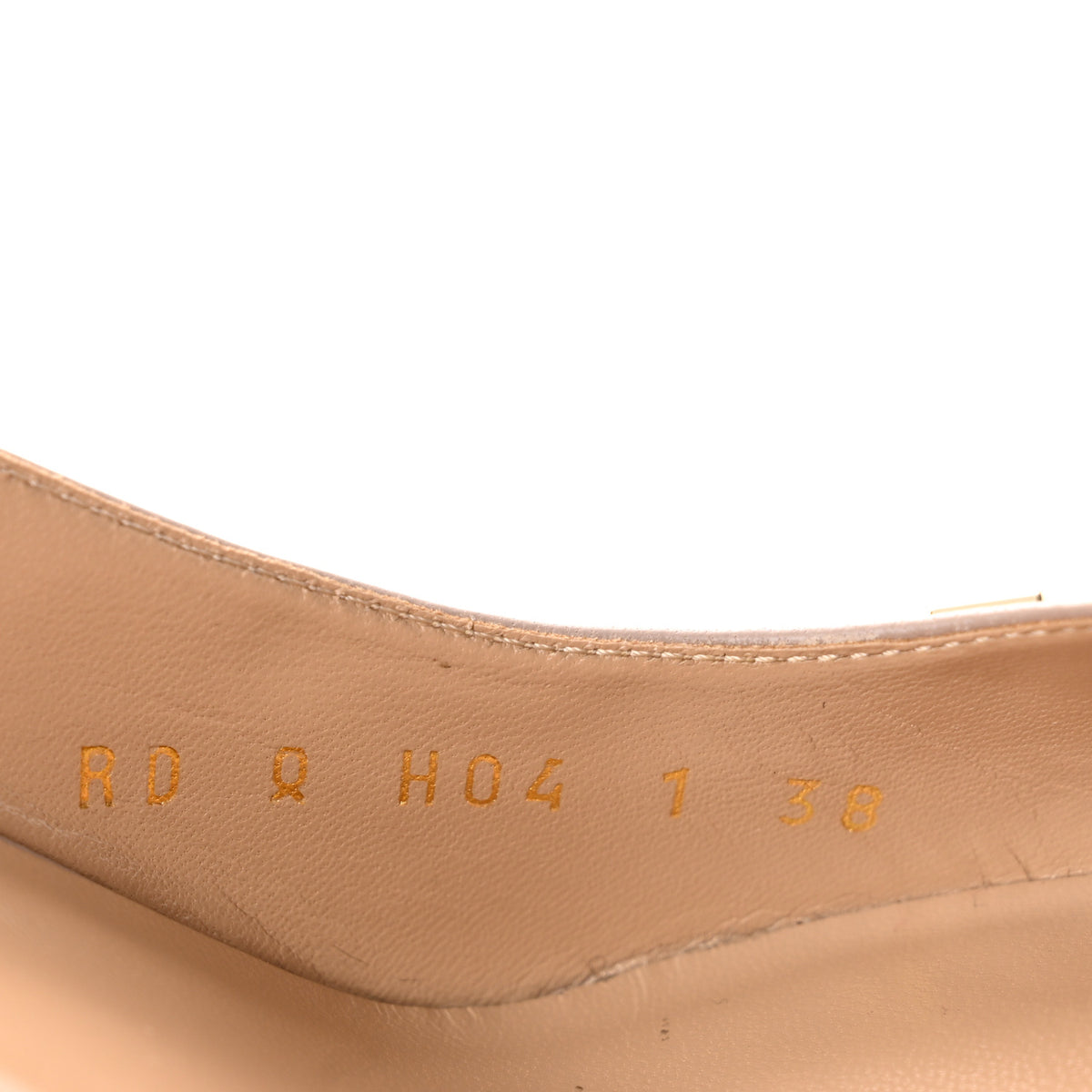 Patent Rockstud Half d'Orsay Slingback 85mm Pumps 38 Poudre