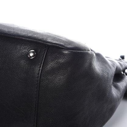 Chanel Calfskin Diamond Stitch Accordion Flap Black 10 of 12