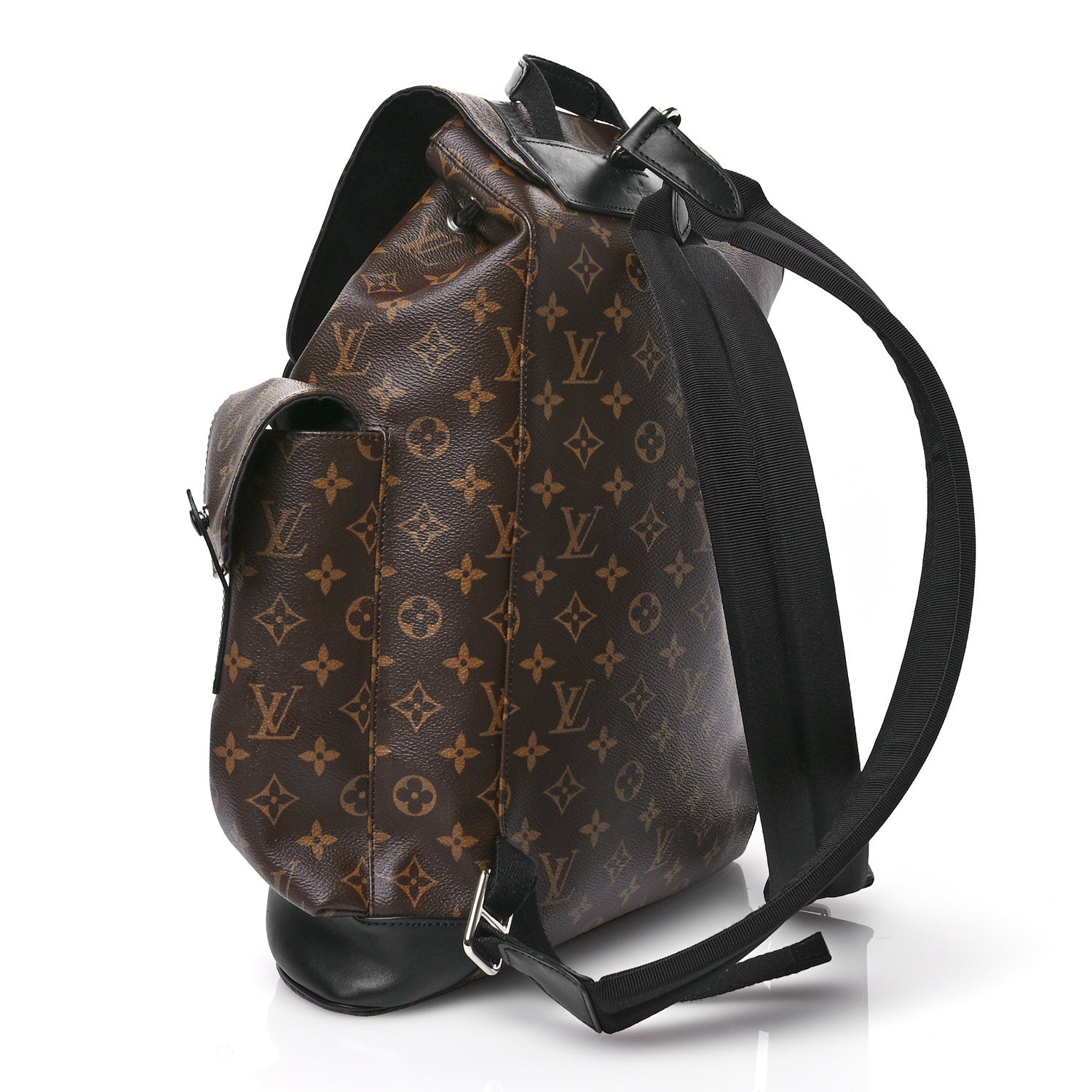 Louis Vuitton Monogram Macassar Christopher MM Backpack 3 of 10