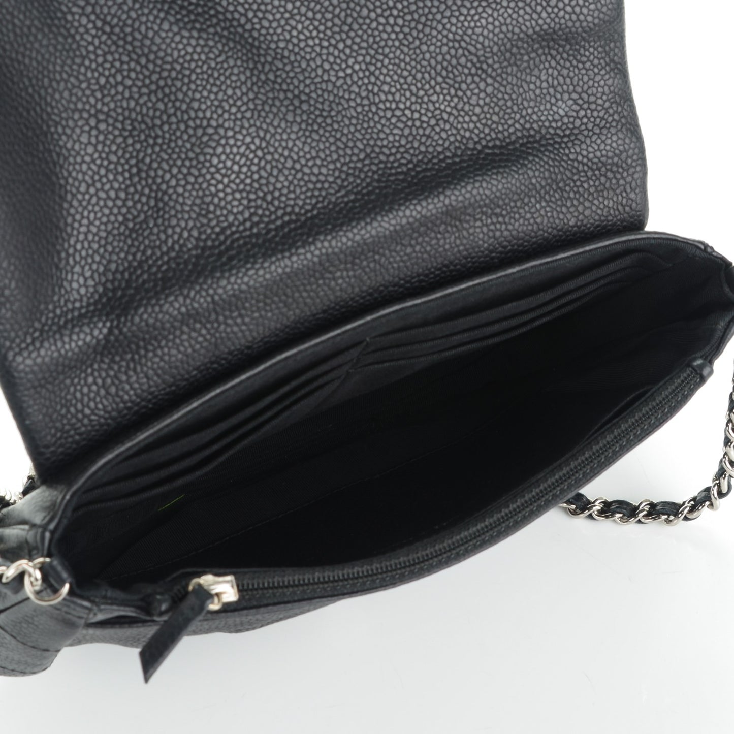 Caviar Half Moon Wallet On Chain WOC Black