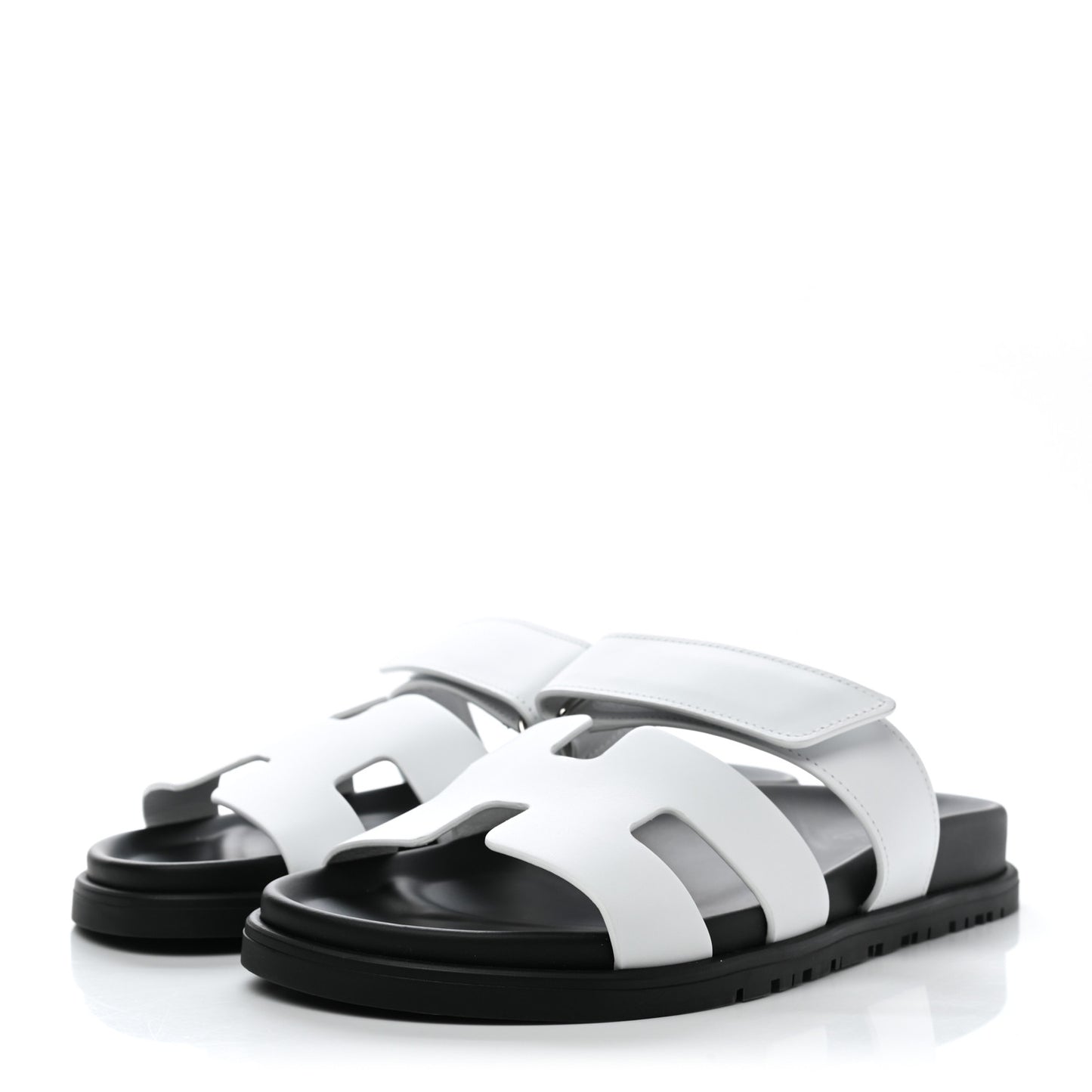 Calfskin Womens Chypre Sandals 36.5 White