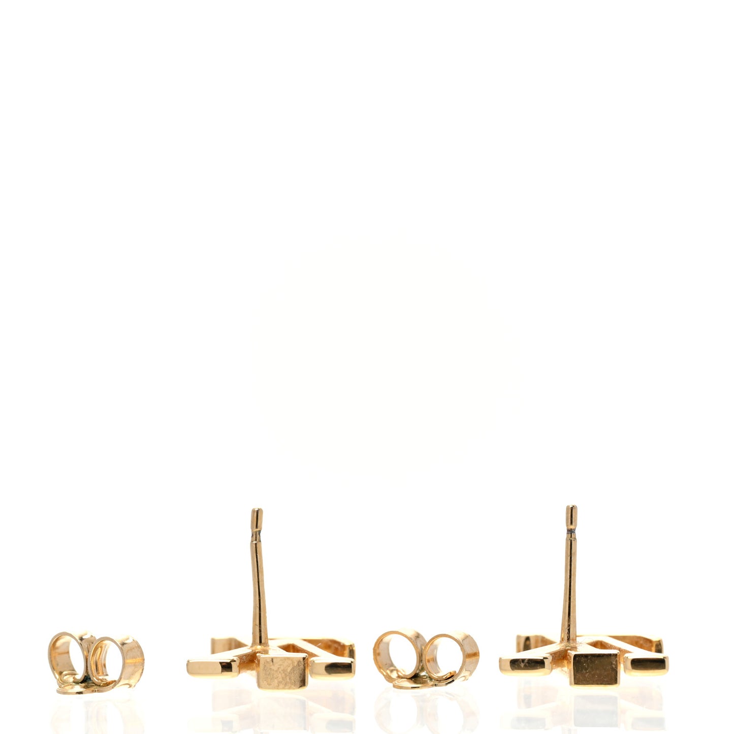 Metal LV Iconic Earrings Gold