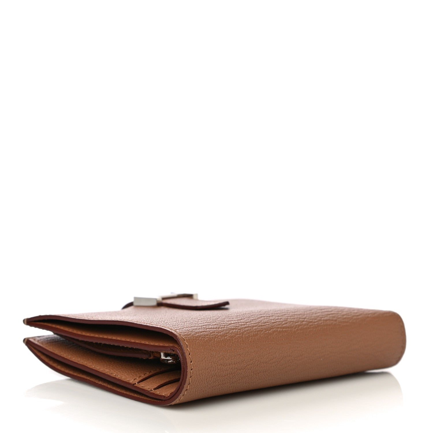 Hermes Chevre Mysore Bearn Compact Wallet Quebracho 4 of 11