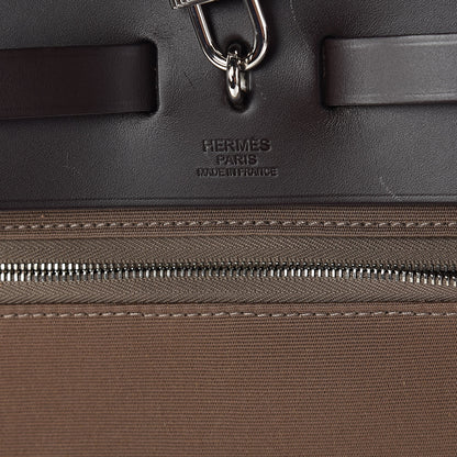 Hermes Toile Vache Hunter Herbag Zip 39 MM Etoupe Ebene 7 of 10