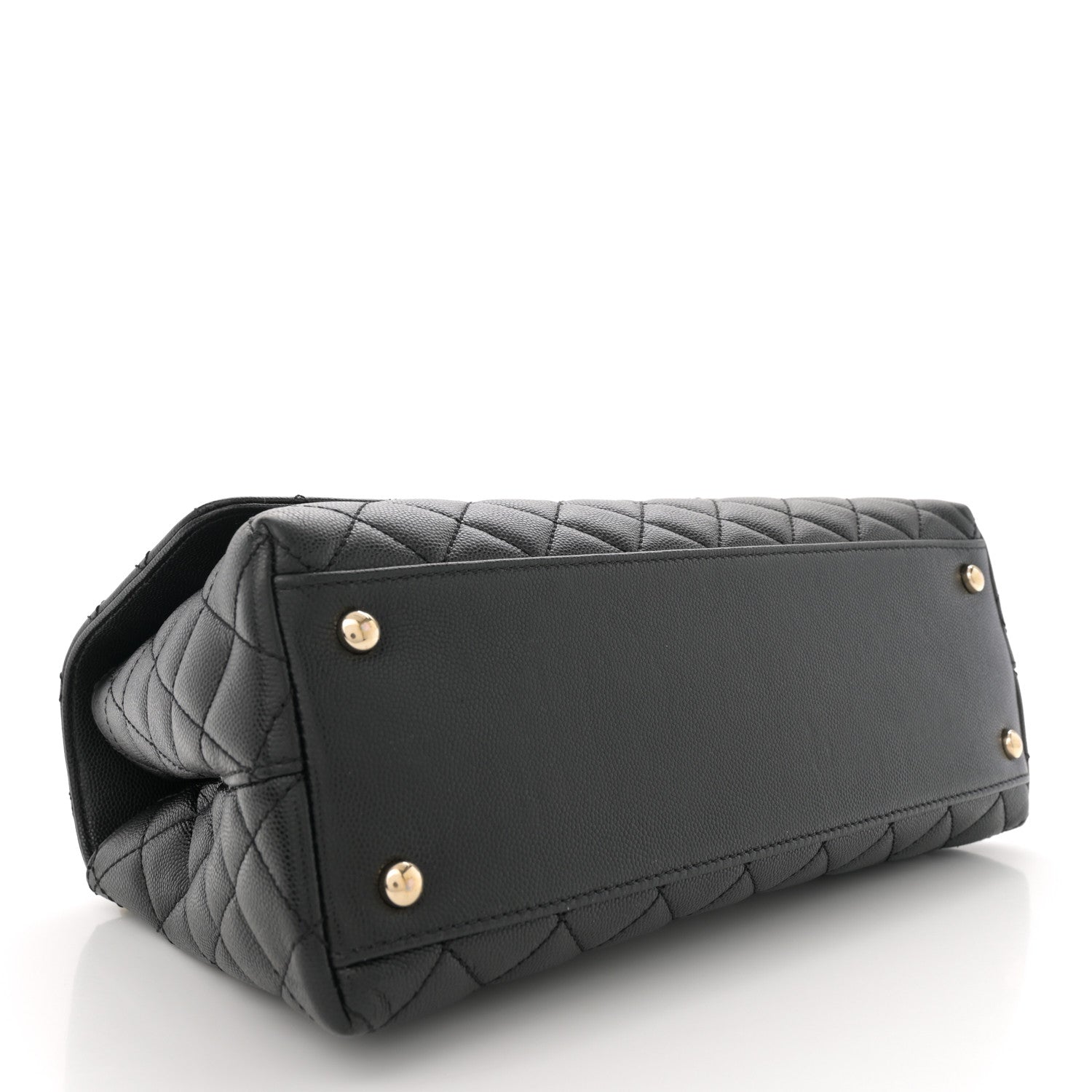 Chanel Caviar Quilted Small Coco Handle Flap Black 4 of 11