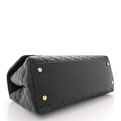 Chanel Caviar Quilted Small Coco Handle Flap Black 4 of 11
