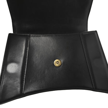 Balenciaga Shiny Box Calfskin Small Hourglass Top Handle Bag Black 10 of 10