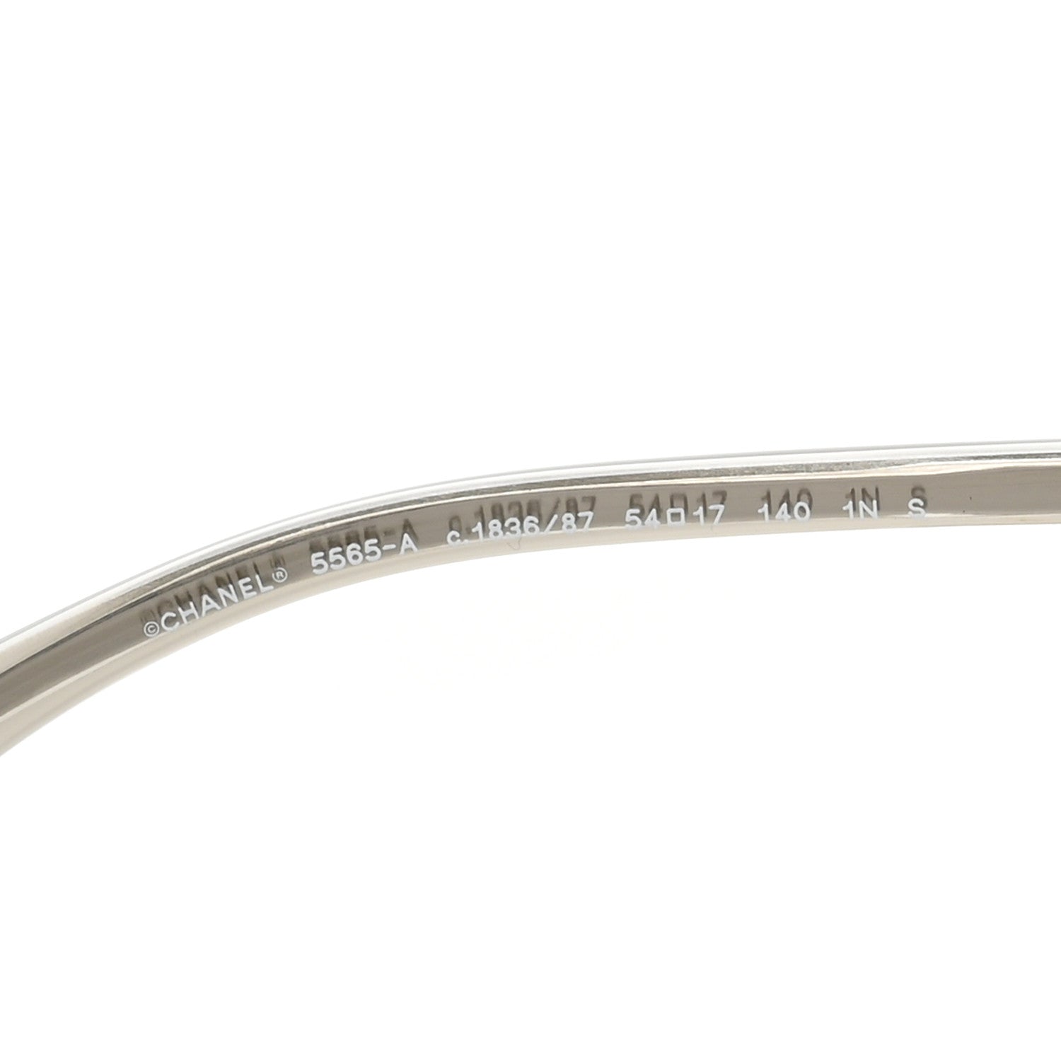 Chanel Acetate Metal Oval Sunglasses 5565-A Grey 1966622