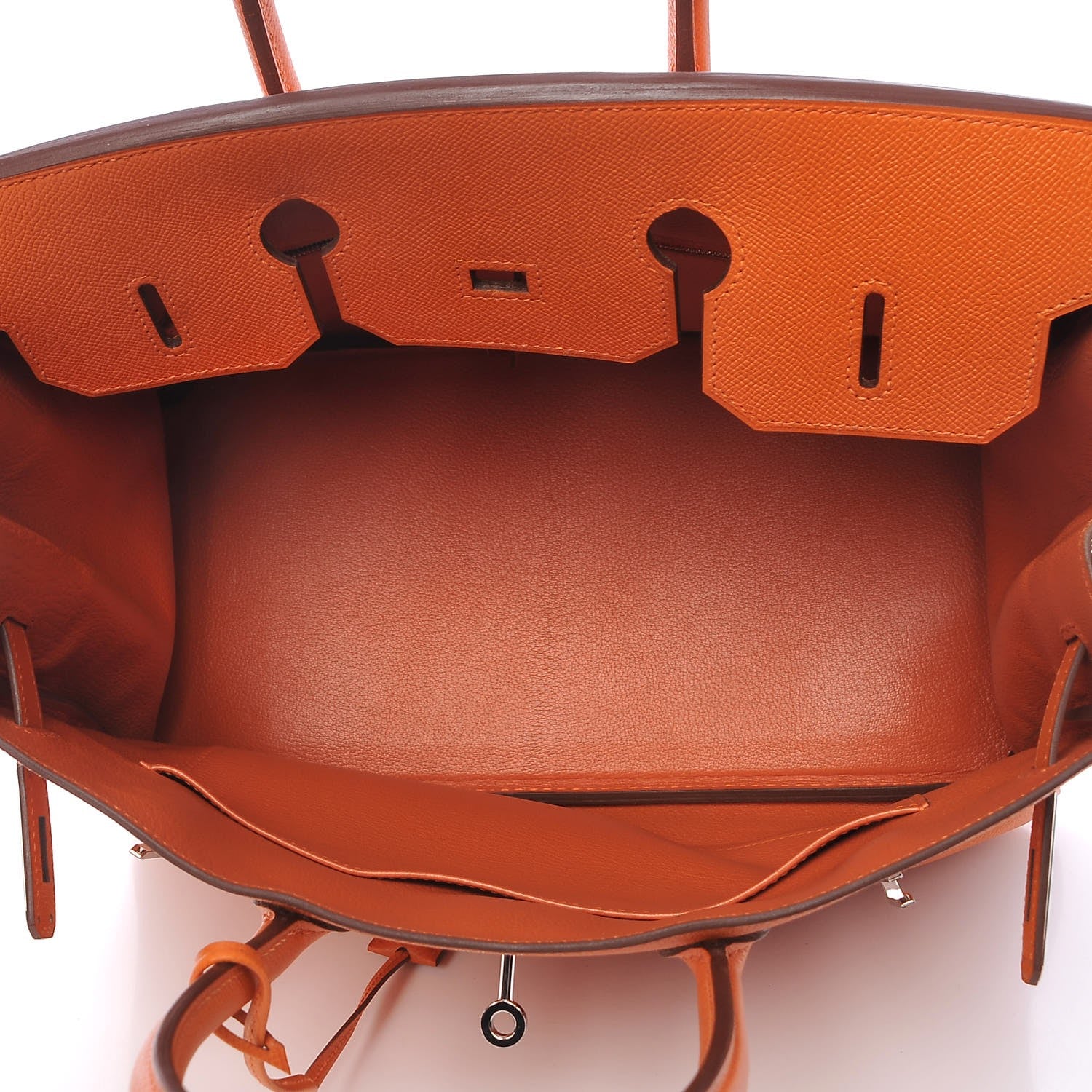 Hermes Epsom Birkin 35 Orange 24 of 37