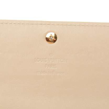 Louis Vuitton Vernis Sarah Wallet Blanc Corail 7 of 7