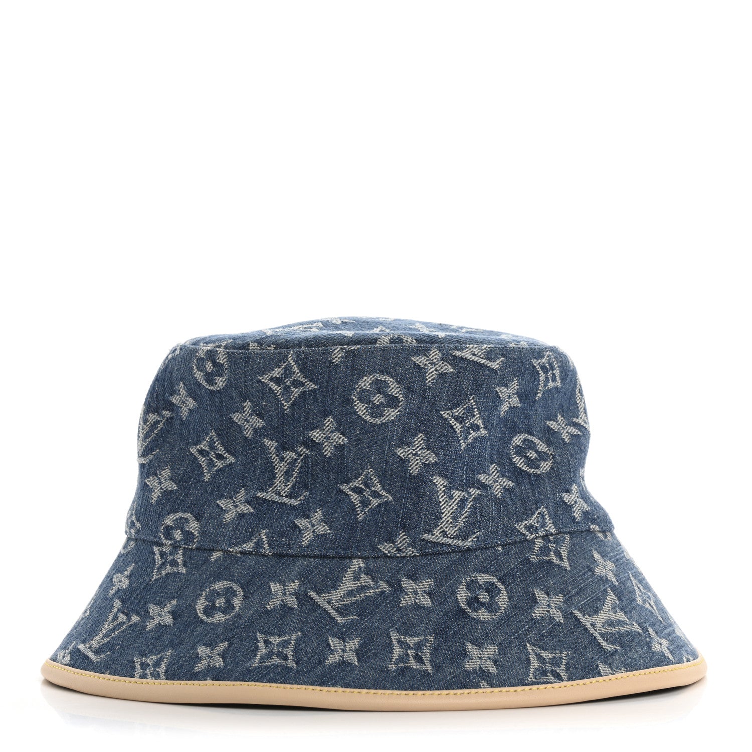 Louis Vuitton Monogram Denim Jacquard LV Remix Bucket Hat Blue 4 of 8