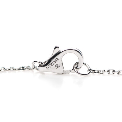 Cartier 18K White Gold Palladium Black Ceramic Diamond Trinity Pendant Necklace 4 of 6