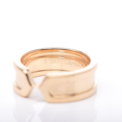 Cartier 18K Yellow Gold 6.5mm C De Ring 47 4 4 of 6
