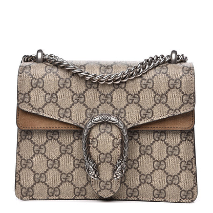 Gucci GG Supreme Monogram Mini Dionysus Shoulder Bag Taupe 1 of 13