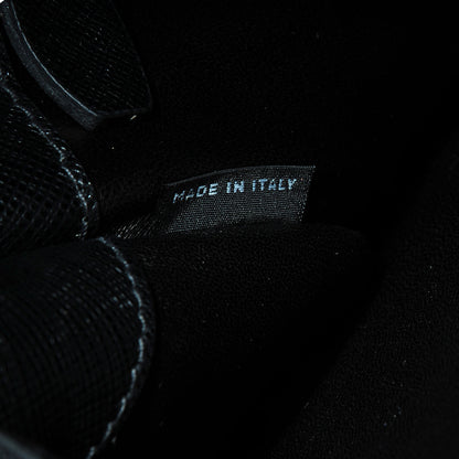 Prada Saffiano Soft Triple Pocket Tote Nero Black 5 of 10