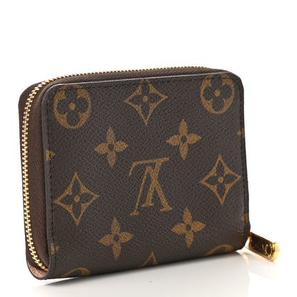 Louis Vuitton Monogram 2020 Christmas Animation Big Wheel Zippy Coin Purse Rose Ballerine 3 of 7