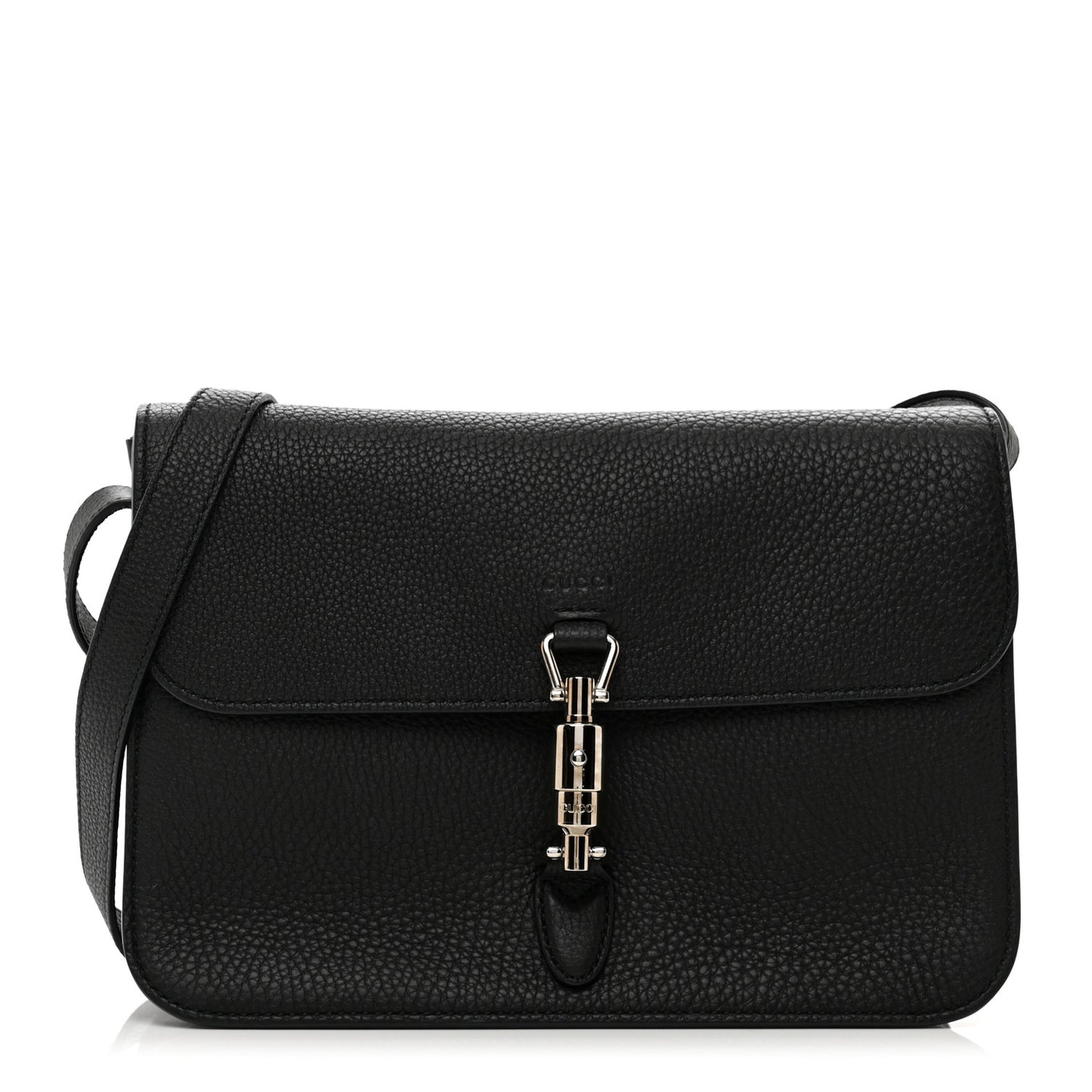 Soft Calfskin Small Jackie Shoulder Bag Black