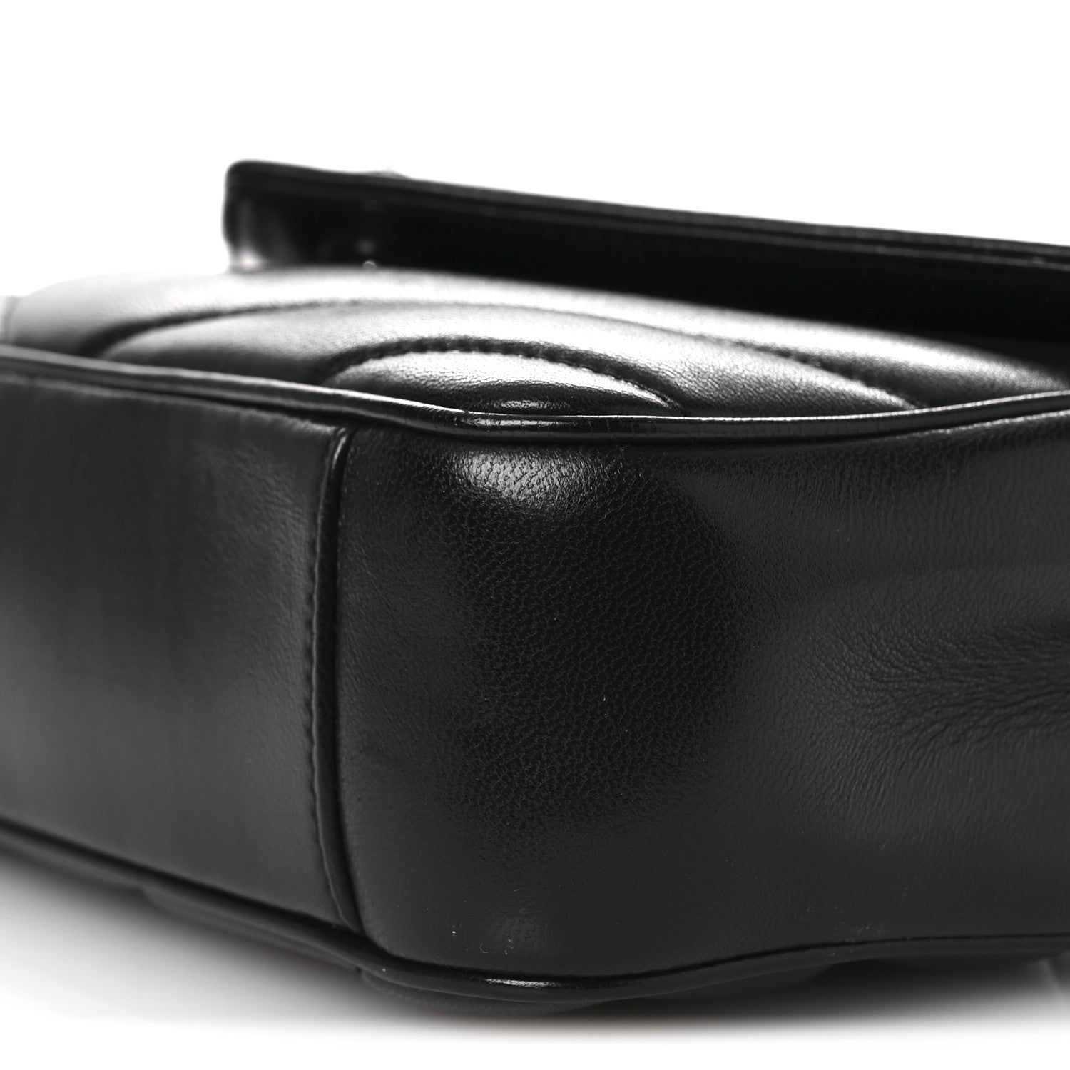 Saint Laurent Lambskin Chevron Quilted Small Loulou Black 11 of 13