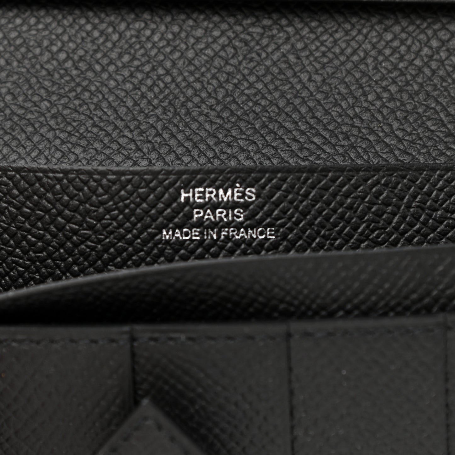 Epsom Monochrome Bearn Gusset Wallet Black