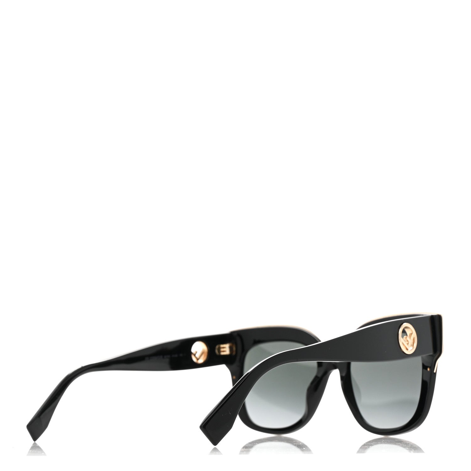 Fendi Acetate F is Fendi Sunglasses FF 0359/G/S Black 4 of 6