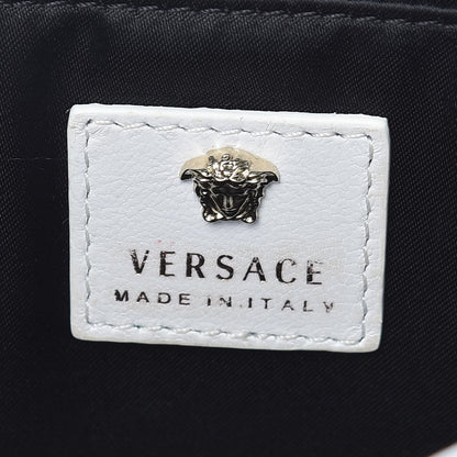 Versace Calfskin Palazzo Chain Evening Bag White 8 of 15