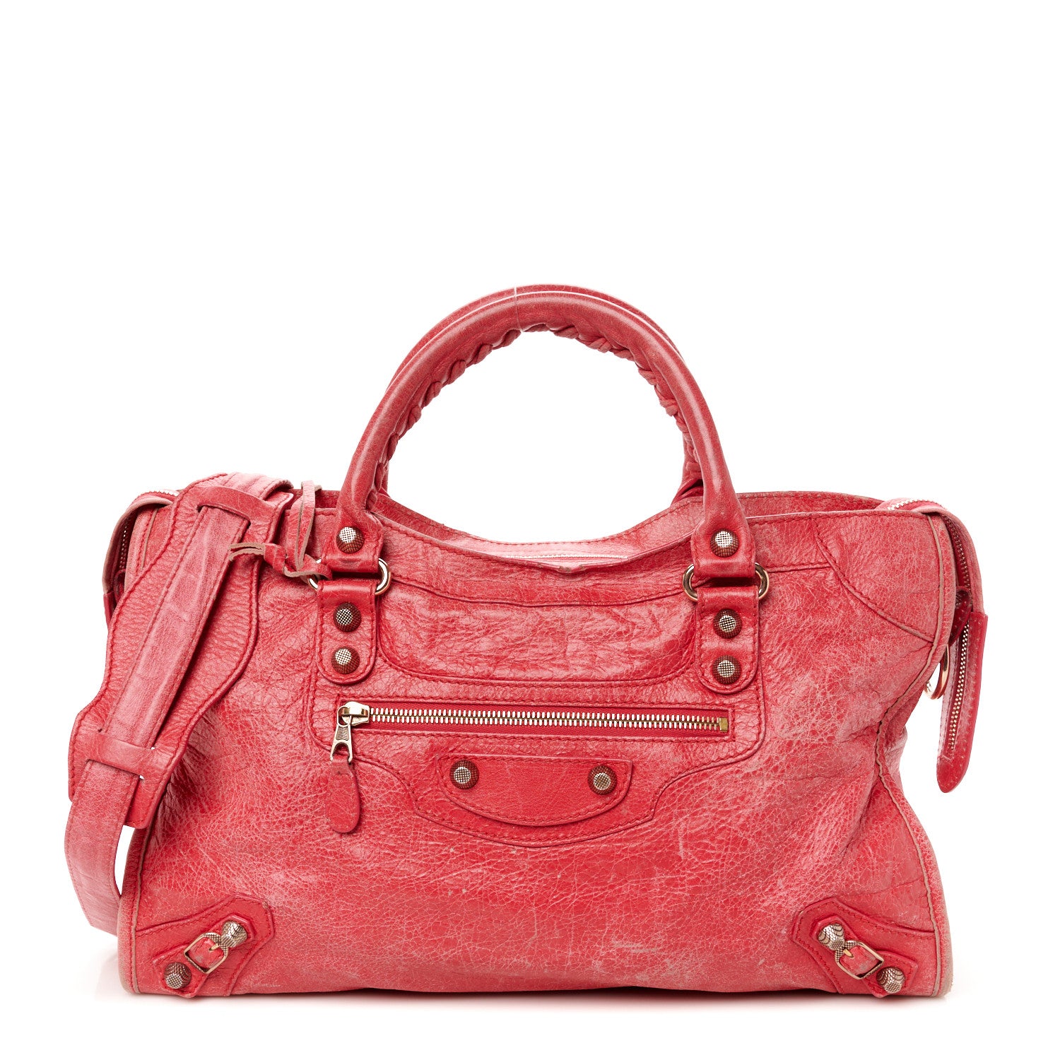 Balenciaga Agneau Giant 12 Rose Gold Hardware City Rose Thulian 1 of 13