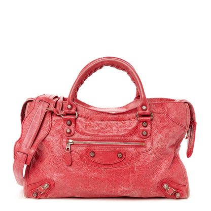 Balenciaga Agneau Giant 12 Rose Gold Hardware City Rose Thulian 1 of 13