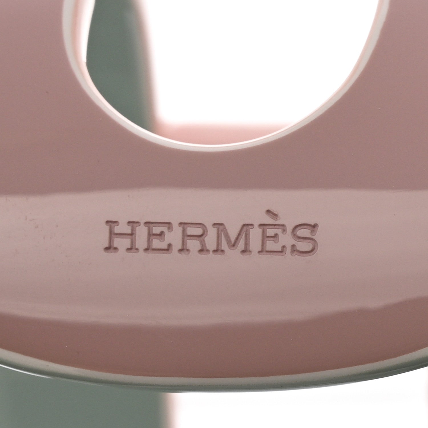 Hermes Lacquered Wood Ano Cuff PM 4 of 5