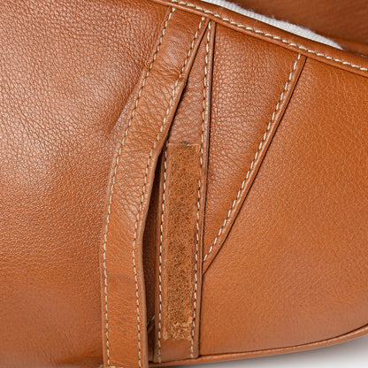 Christian Dior Calfskin Saddle Bag Tan 13 of 18