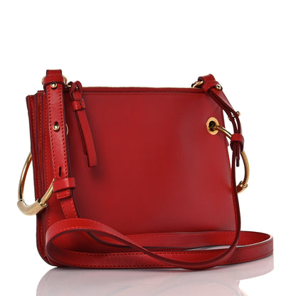 Chloe Calfskin Suede Roy Crossbody Bag Earthy Red 2 of 9