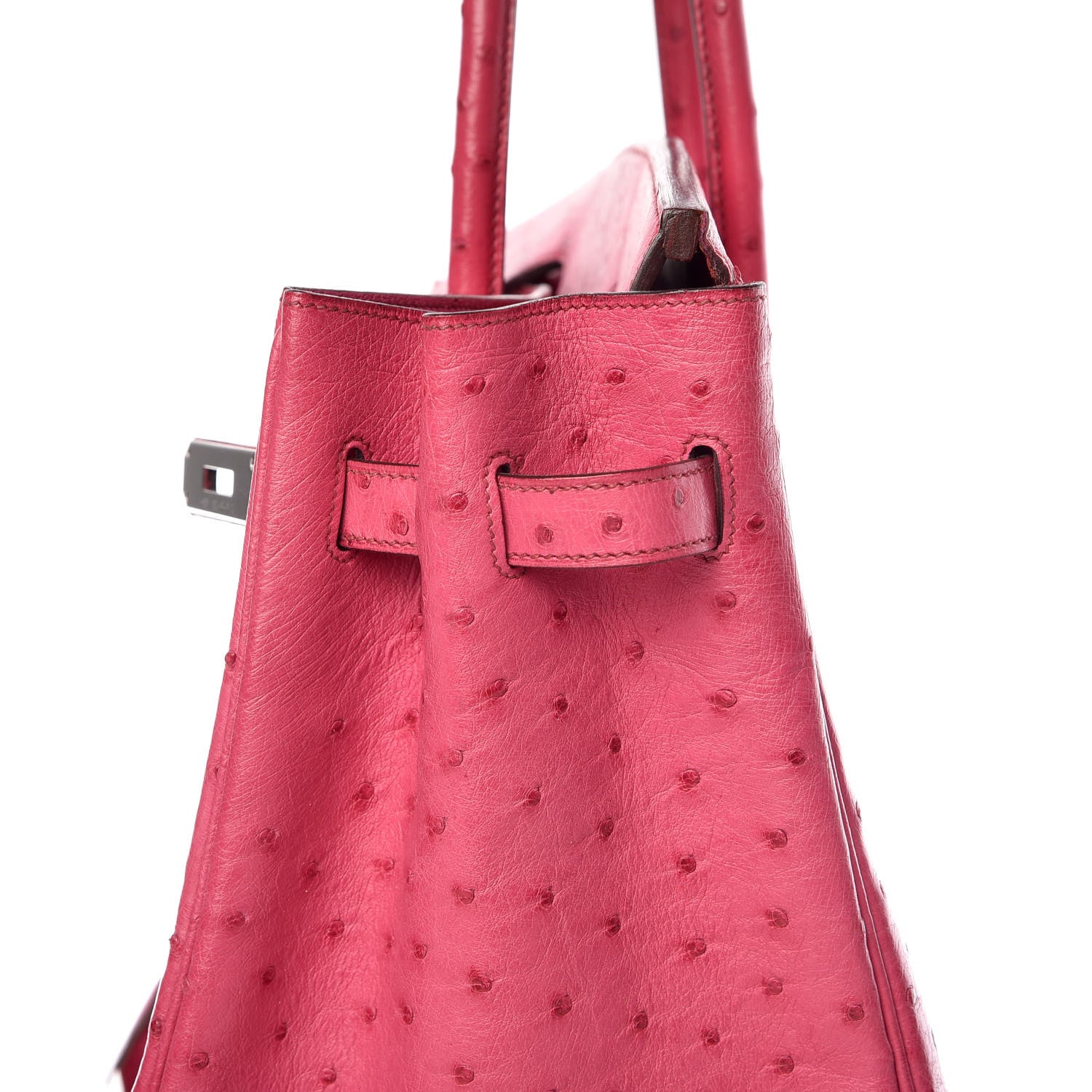 Hermes Ostrich Birkin 35 Fuchsia 12 of 43