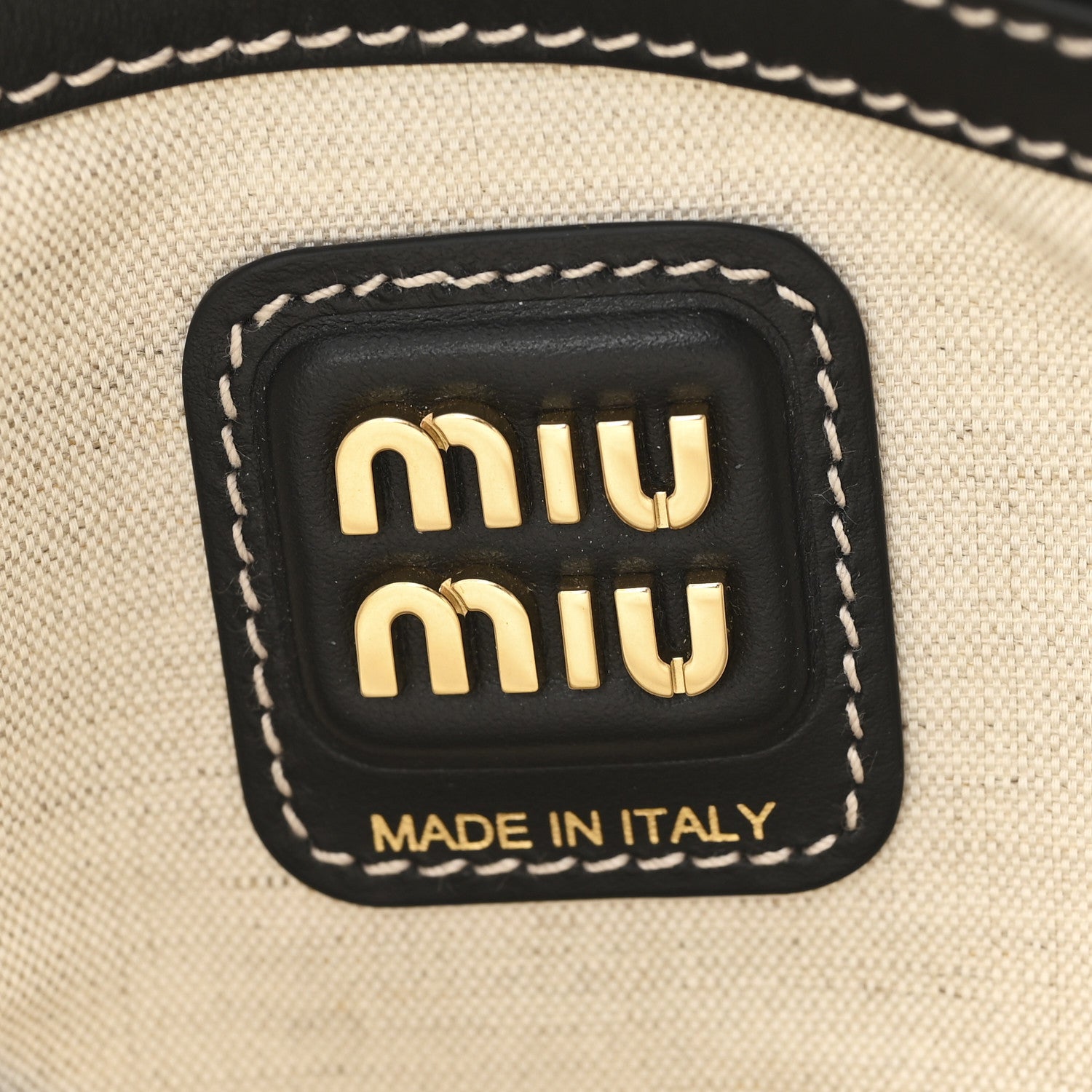 Miu Miu Nappa Ivy Bag Black 6 of 9