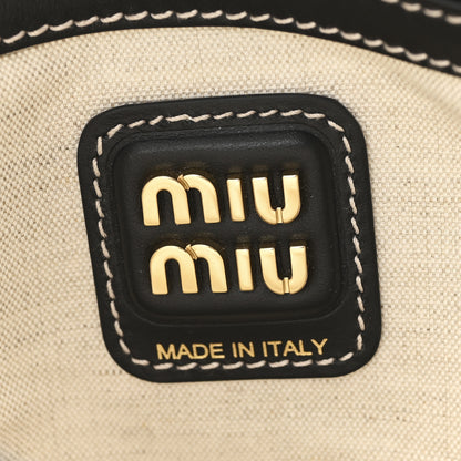 Miu Miu Nappa Ivy Bag Black 6 of 9