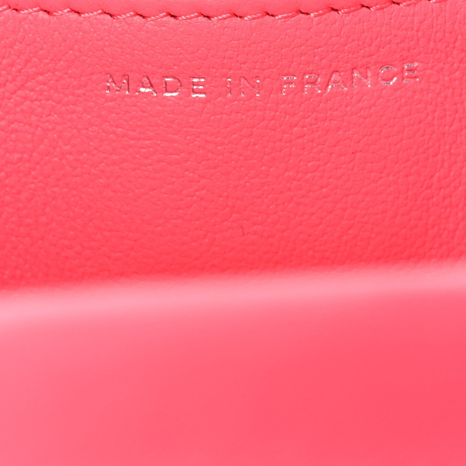 Chanel Lambskin Quilted Wallet On Chain WOC Coral Pink 10 of 19