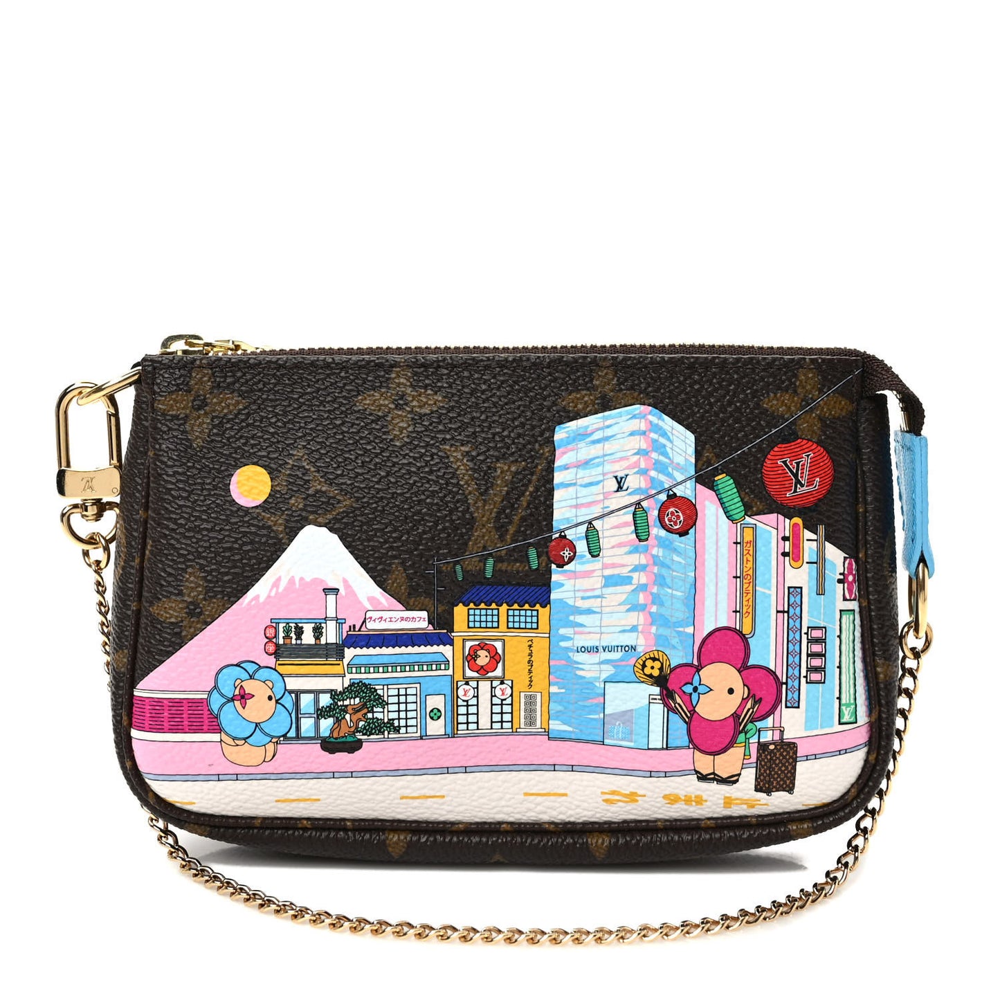 Monogram 2022 Christmas Animation Toyko Mini Pochette Accessories Blue