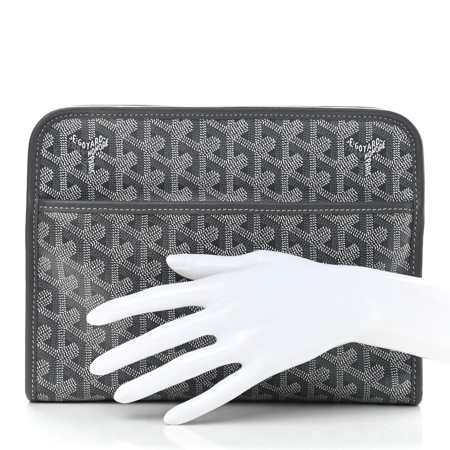 Goyardine Jouvence Toiletry Pouch Grey